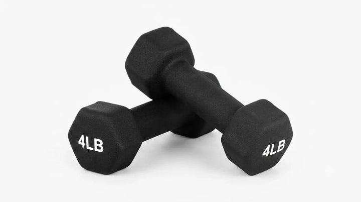 Home Dumbbell Workout – Neoprene Hex Dumbbells