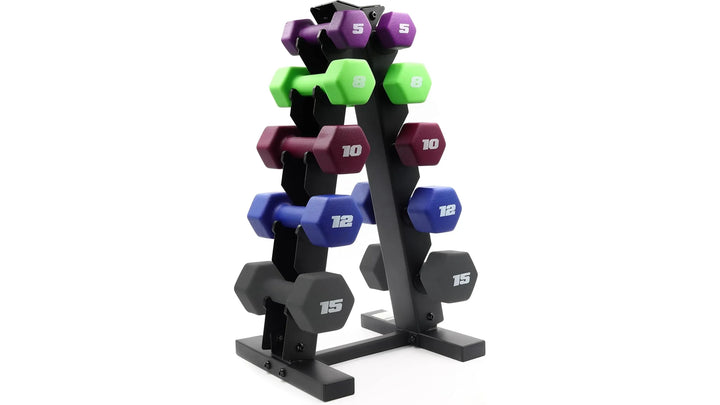 Home Dumbbell Workout – Neoprene Hex Dumbbells