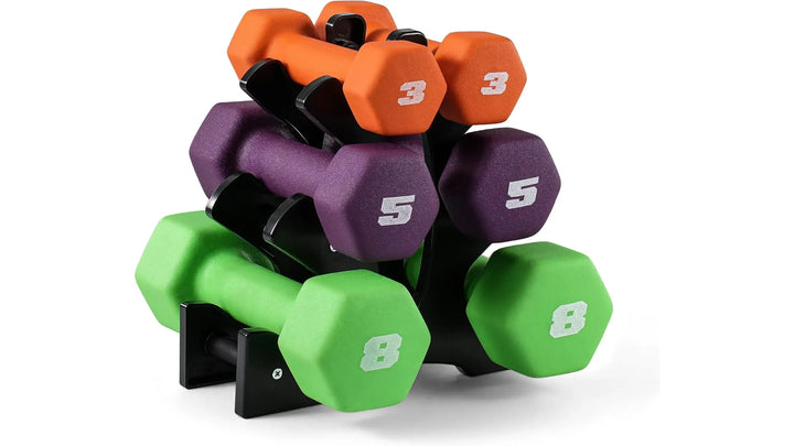 Home Dumbbell Workout – Neoprene Hex Dumbbells