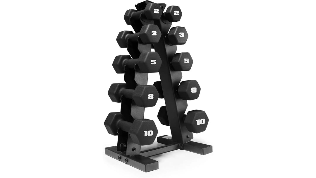 Home Dumbbell Workout – Neoprene Hex Dumbbells