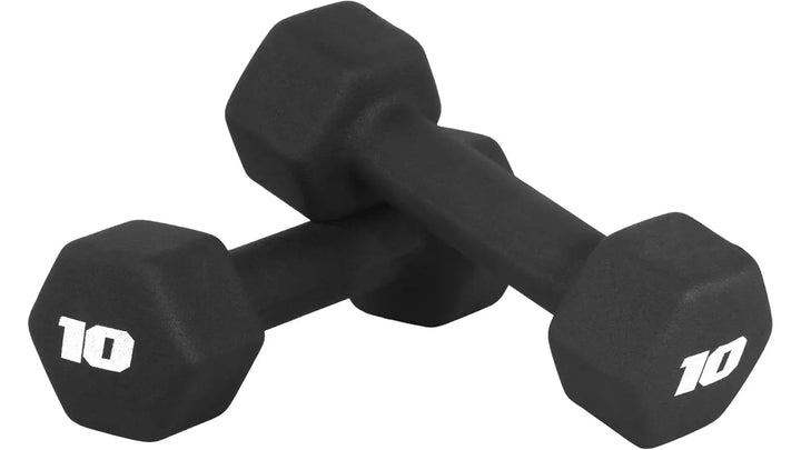 Home Dumbbell Workout – Neoprene Hex Dumbbells