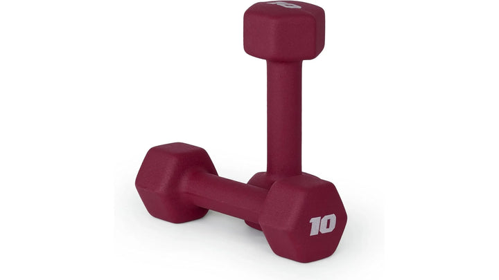 Home Dumbbell Workout – Neoprene Hex Dumbbells