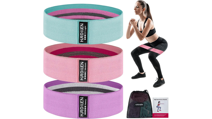 Full Body Fabric Exercise Bands | 3 Resistance Levels