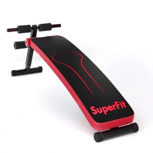 Adjustable weight bench by The Peak Pivot for full-body workouts, foldable design, suitable for strength training and fitness routines.
