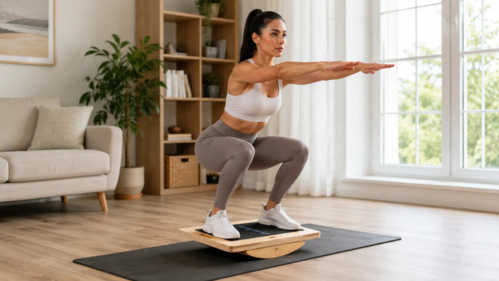 Balance Board – 3-in-1 Wooden Slant &amp; Calf Stretch Board