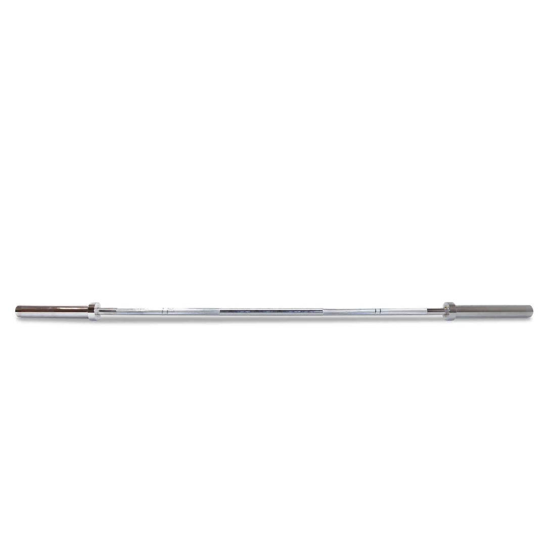 Barbell Standard 1000 Compact Barbell with sturdy metal construction and knurled grips for weightlifting and strength training.