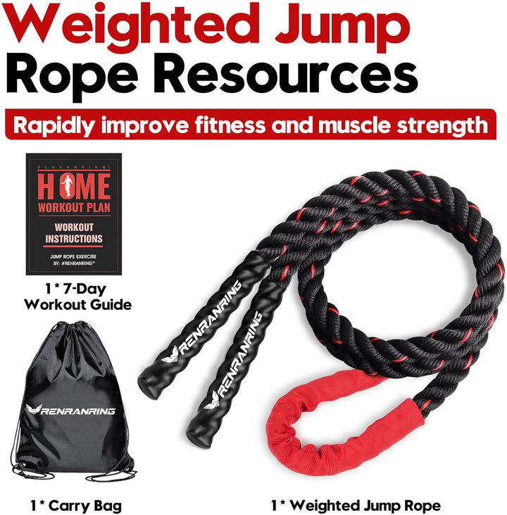 Heavy-duty professional weighted jump rope from The Peak Pivot, designed for cardio, strength training, and fat burning workouts.