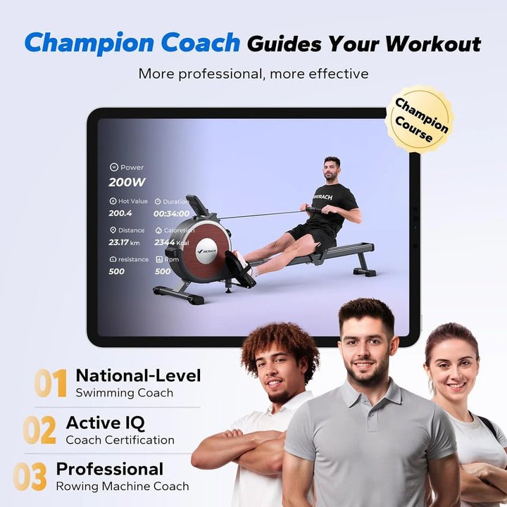 Magnetic Resistance Rowing Machine