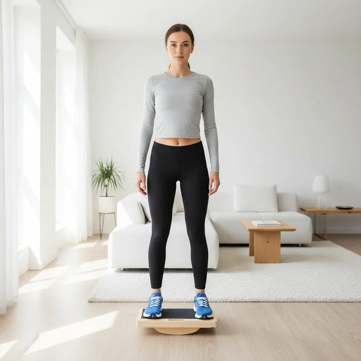 Balance Board – 3-in-1 Wooden Slant &amp; Calf Stretch Board