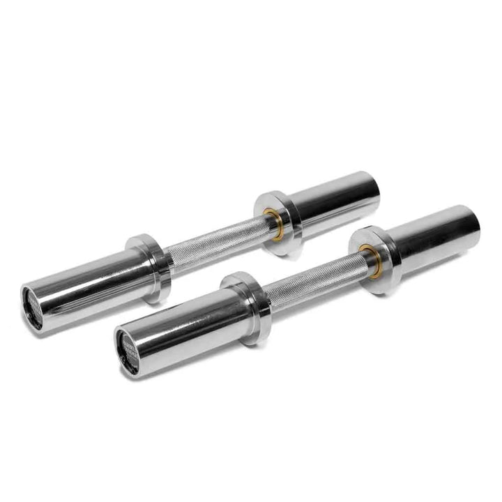 Barbell Standard loadable dumbbell bar weight set with adjustable plates and handles for strength training and fitness workouts.