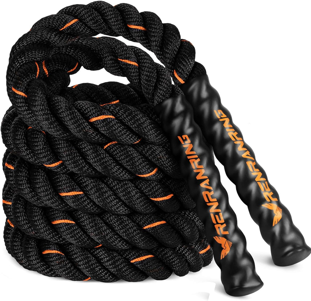 Heavy-duty professional weighted jump rope from The Peak Pivot, designed for cardio, strength training, and fat burning workouts.