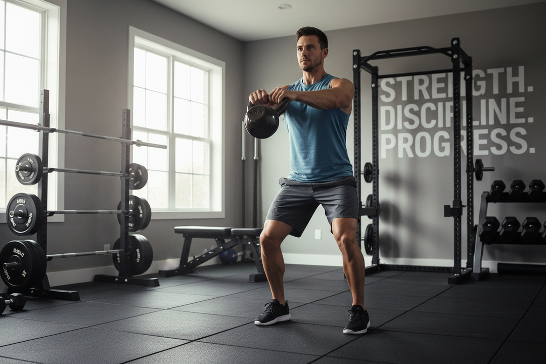 Cast iron kettlebell weight from The Peak Pivot, designed for home and gym workouts, with a smooth handle and durable finish.