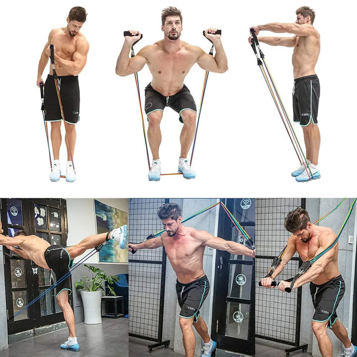 Resistance Bands Set | 11-15 Piece Home Gym Kit