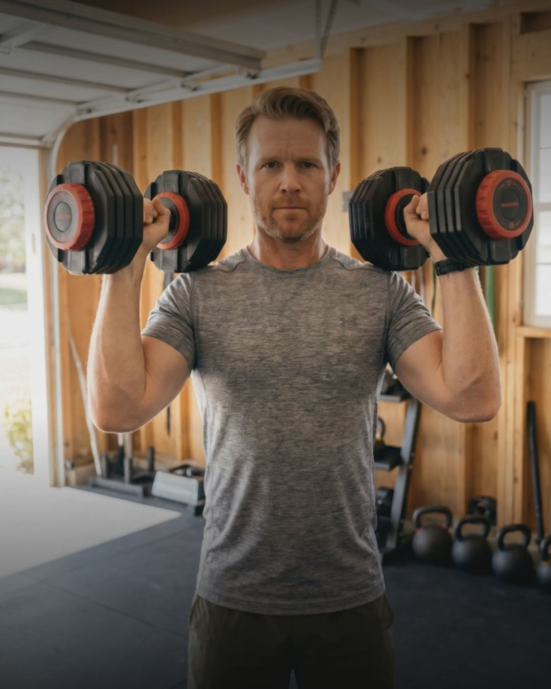Adjustable Dumbbell Set 55LB