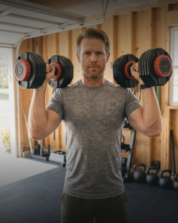 Adjustable Dumbbell Set 55LB